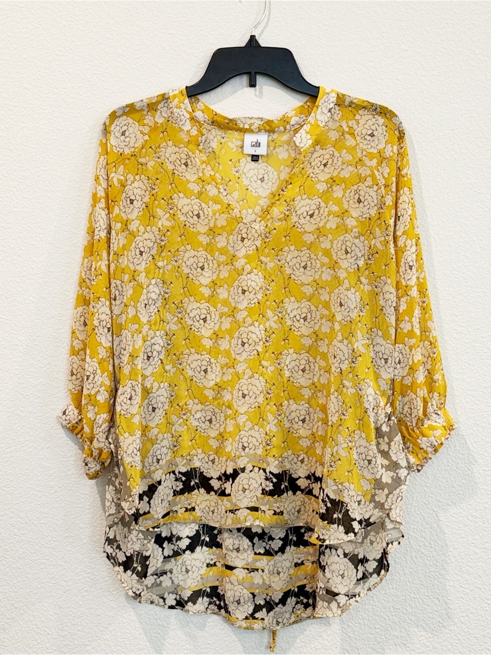 cabi Floral Top